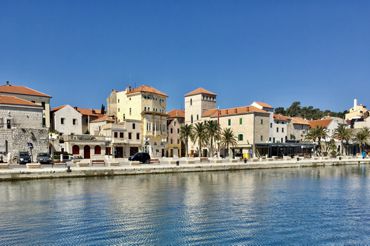old town of Rab panorama